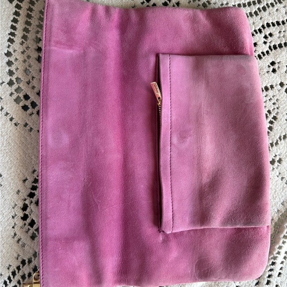 Salvatore Ferragamo “Masa” Suede Clutch - Picture 9 of 16